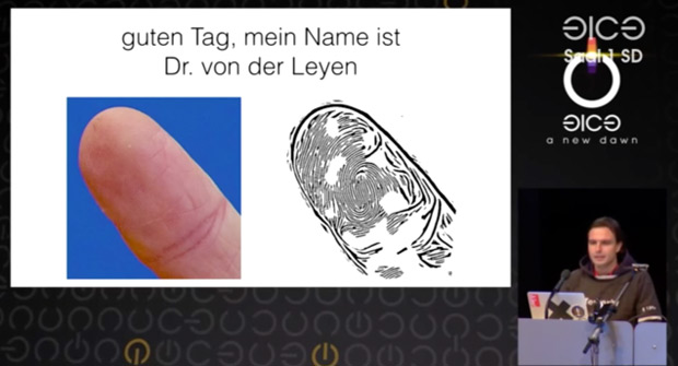 Хакер подделал отпечаток пальца министра Германии при помощи нескольких фото