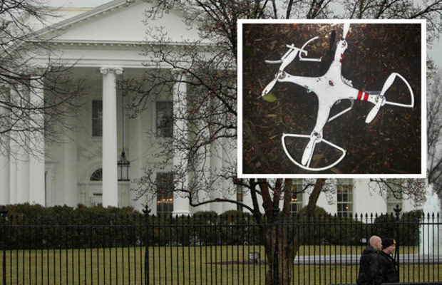 Возле Белого дома США разбился дрон