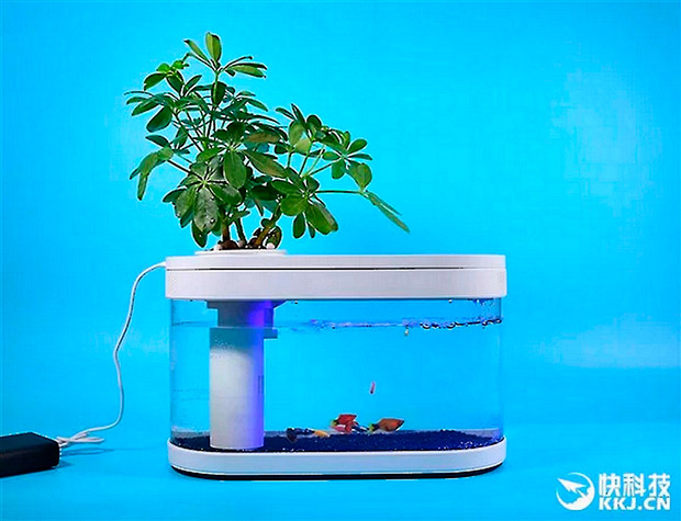 Xiaomi выпустила аквариум Fish Tank, в котором можно растить цветы