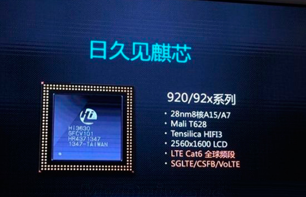 Huawei представила восьмиядерный чип Kirin 920 SoC