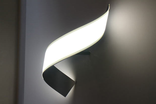 LG Display выпустила гибкие OLED-светильники, принимающие любые формы