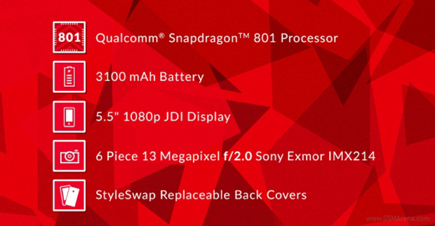 OnePlus One получит процессор Qualcomm Snapdragon 801