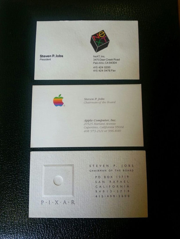 Визитные карточки Стива Джобса выставили на аукцион
