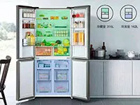 Xiaomi выпустила холодильник с 4 тихими дверями, 7 отсеками и стерилизацией