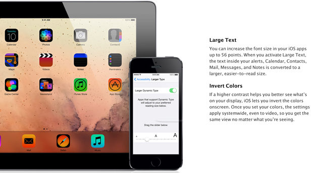 iOS 7 Инструкция: Как сделать текст более читабельным на вашем iPad и iPhone