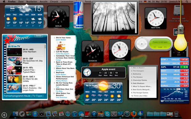 Как перенести виджеты из Dashboard на «Рабочий стол» вашего Mac