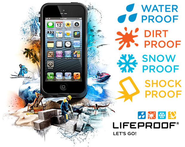 Чехол LifeProof  защитит iPhone 5 в любой экстремальной ситуации