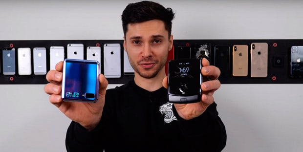Samsung Galaxy Z Flip и Motorola Razr испытали на прочность