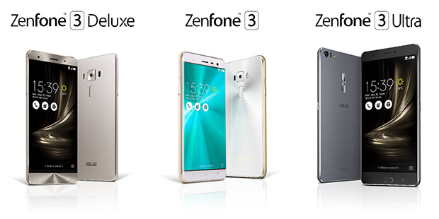 Asus анонсировала смартфоны ZenFone 3, ZenFone 3 Deluxe и ZenFone 3 Ultra