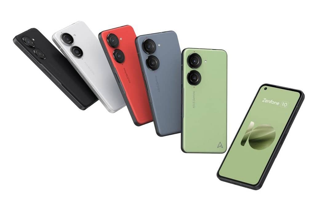 Опубликован официальный рендер смартфона Asus Zenfone 10 во всех цветах