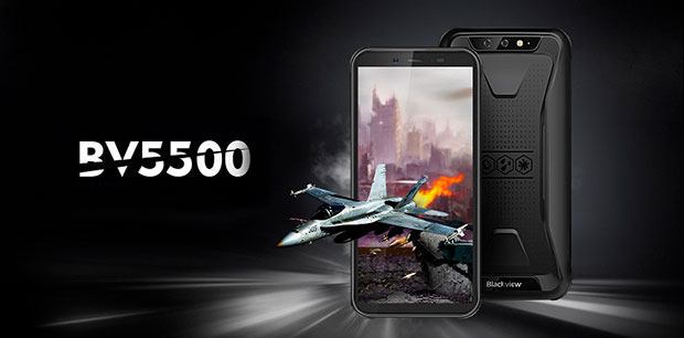 Blackview BV5500 защищен по стандарту IP69K и копирует Xiaomi Black Shark