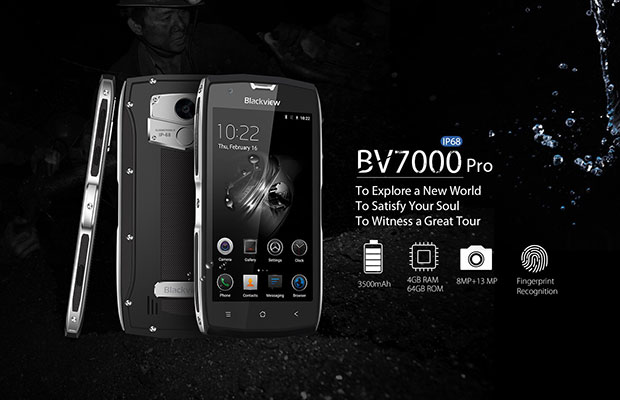 Самый тонкий защищенный смартфон Blackview BV7000 Pro поступил в продажу