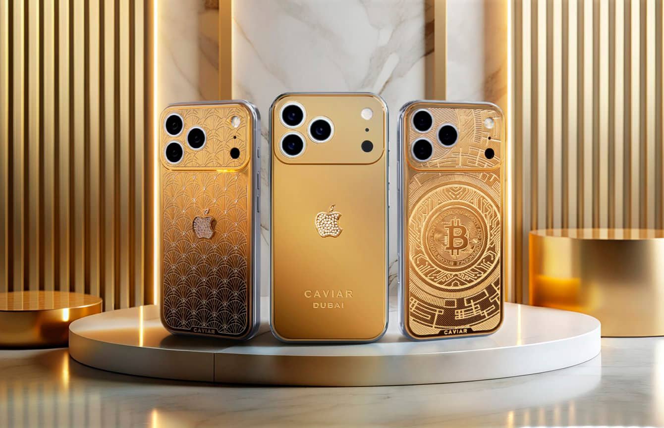 Caviar выпустила коллекцию Gold Collection для серии iPhone 17