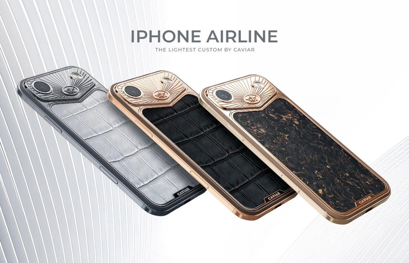 Caviar выпустила серию ультра-премиальных кастомных iPhone под названием AirLine Collection