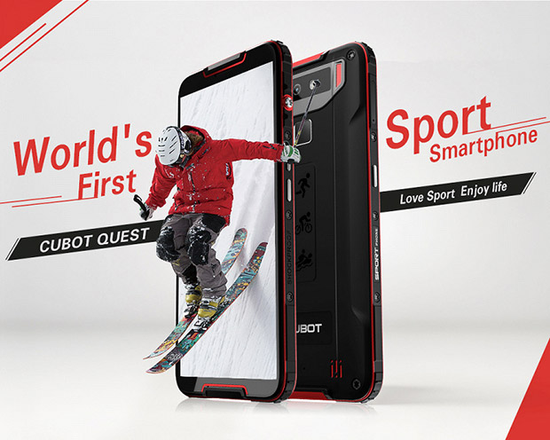 Представлен первый спортивный смартфон Cubot Quest