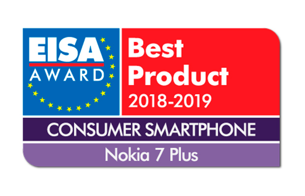 Nokia 7 Plus получил звание «Смартфон года» на EISA Awards 2018