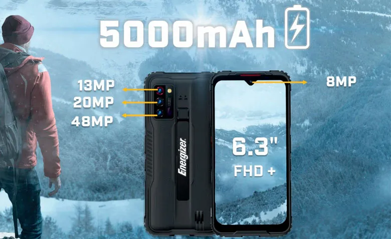 Представлен защищенный 5G-смартфон Energizer Hard Case G5