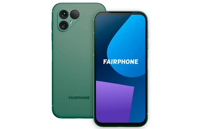 Смартфон Fairphone 5 выпущен в версии с 6/128 ГБ памяти в цветах Moss Green и Matte Black