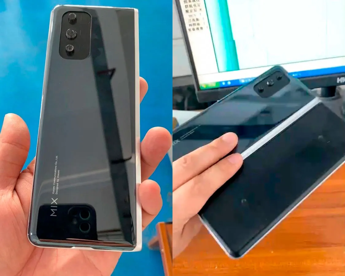 Складной смартфон Xiaomi Mi Mix показан на фото