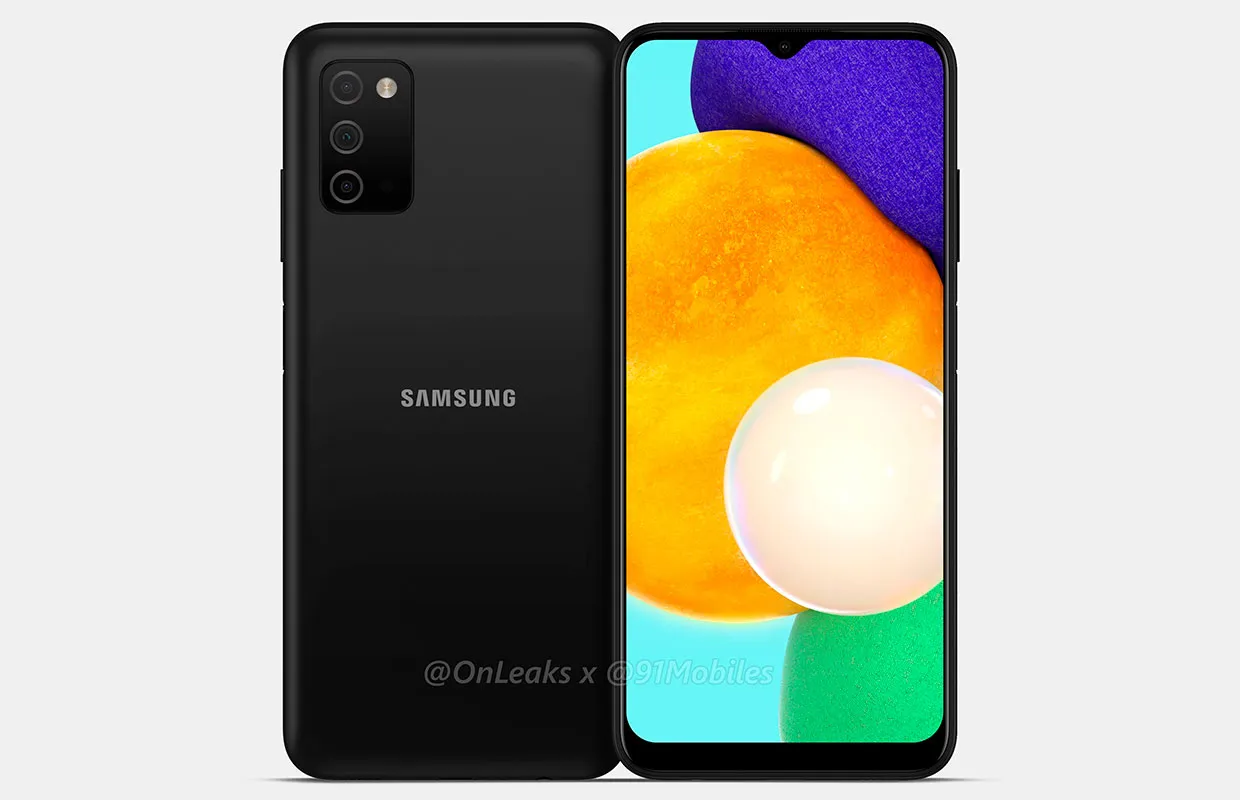 Опубликованы рендеры смартфона Samsung Galaxy A03s