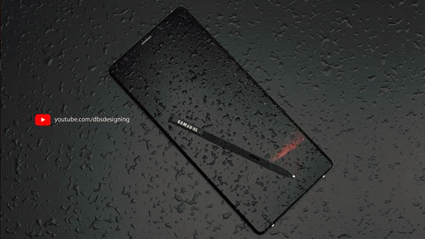 Концепт Samsung Galaxy Note9, не похожий на предшественников