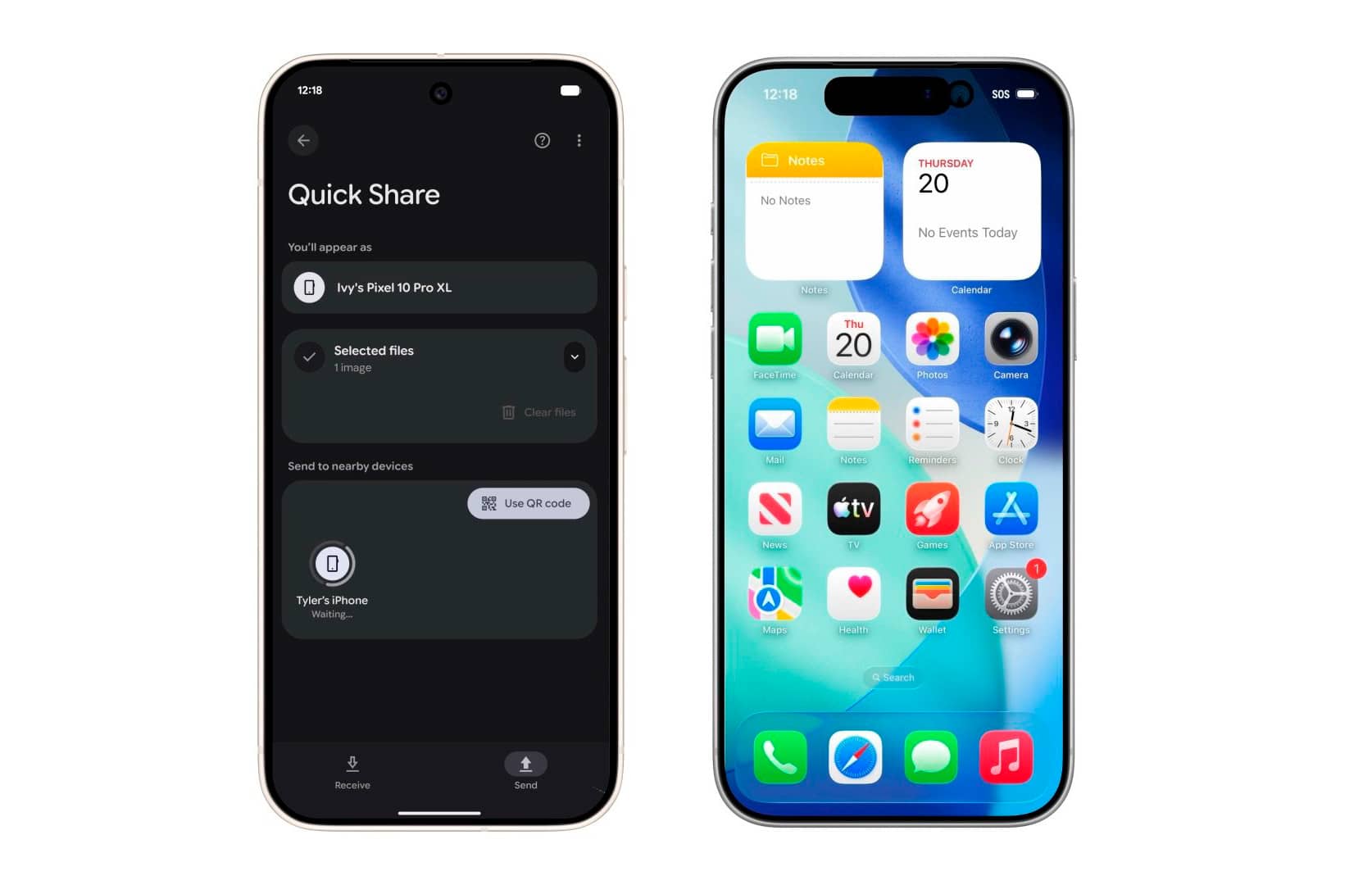 Совместимость AirDrop в Quick Share вскоре появится на устройствах Samsung Galaxy