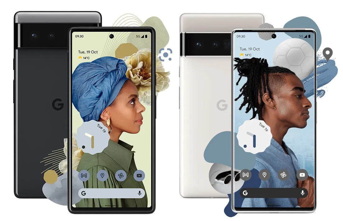 Google представила флагманские смартфоны Pixel 6 и Pixel 6 Pro