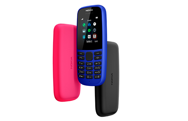 Представлены бюджетные кнопочные телефоны Nokia 220 4G и Nokia 105 (2019)