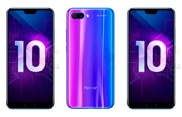В Сети появились официальные изображения и характеристики флагманского смартфона Honor 10