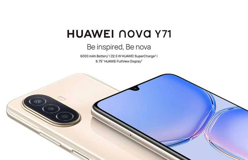 Представлен бюджетный смартфон Huawei Nova Y71