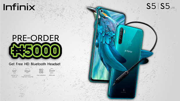 Представлен бюджетный смартфон Infinix S5 Lite