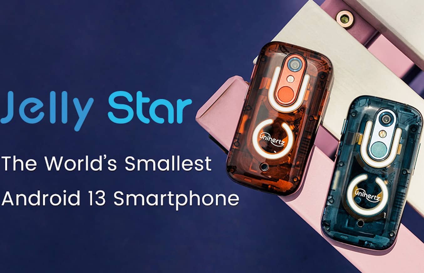 Unihertz выпустила крошечный смартфон Jelly Star