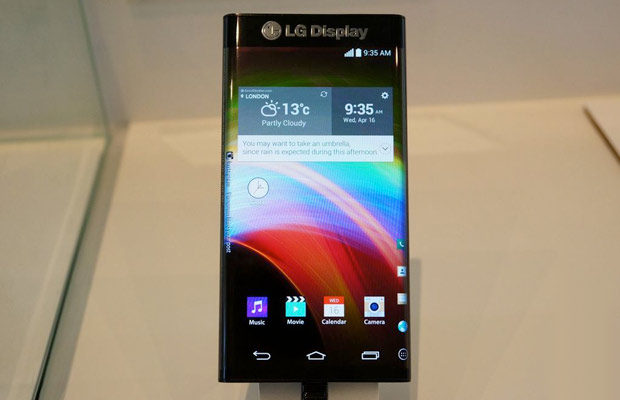LG Display показала смартфон с двумя изогнутыми боковыми гранями