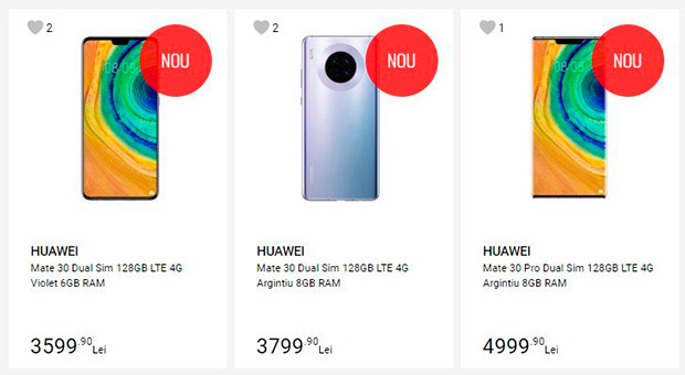 Стартовали европейские продажи Huawei Mate 30 и Mate 30 Pro без сервисов Google