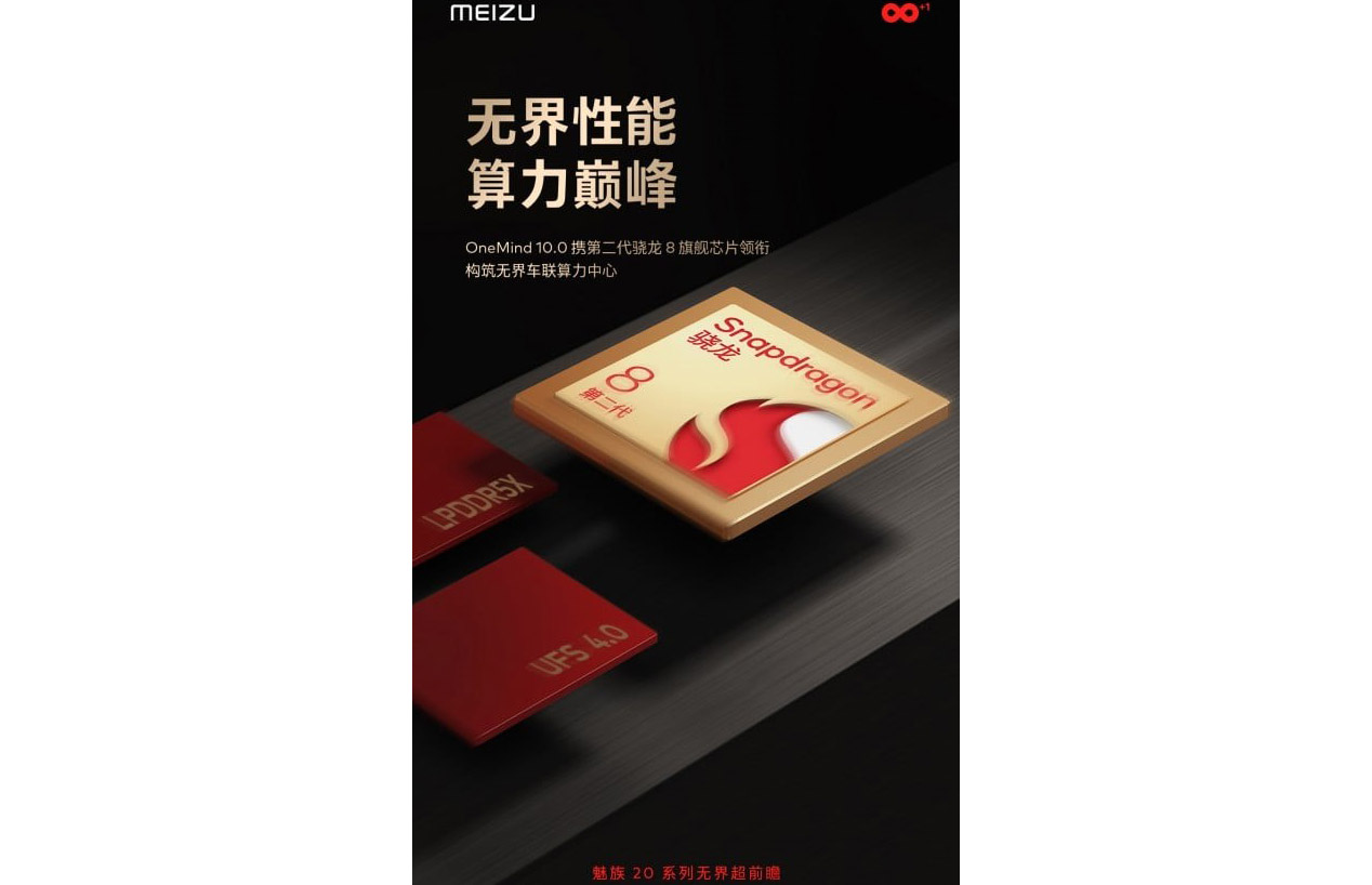 Meizu подтвердила флагманский чип у своих смартфонов серии Meizu 20