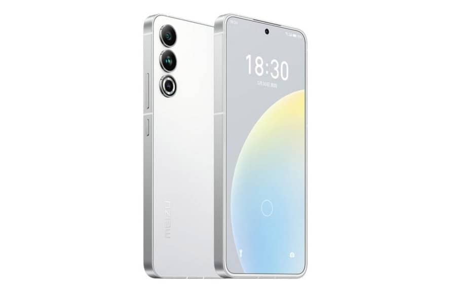 Смартфон Meizu 20 выпущен в белом цвете с 12/256 ГБ памяти
