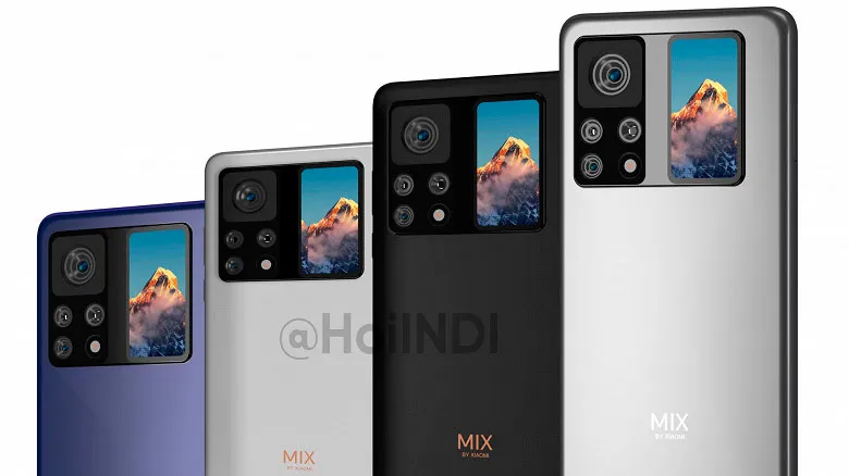 Xiaomi Mi Mix 4 показали на новых рендерах