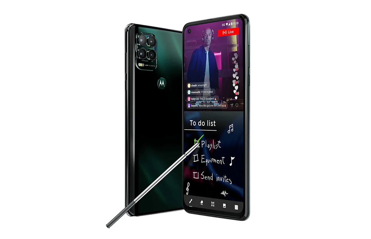 Представлен смартфон Moto G Stylus 5G
