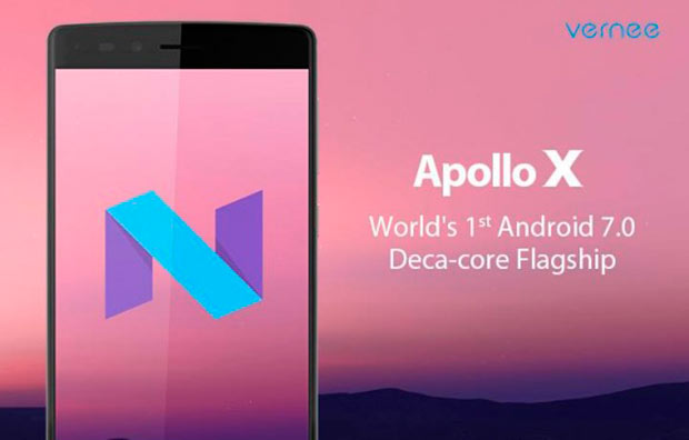 Vernee Apollo X станет первым в мире 10-ядерным Android 7.0 устройством