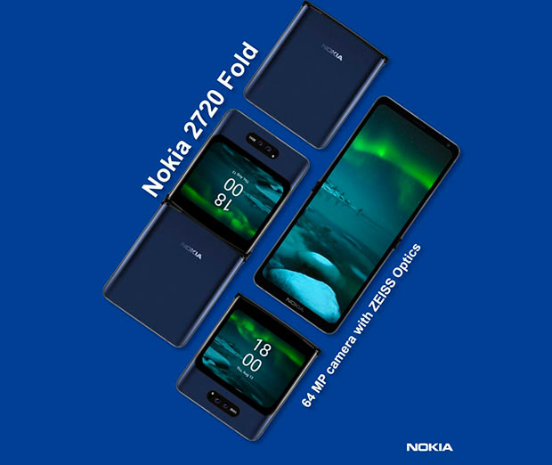 HMD Global разрабатывает смартфон Nokia со складным дисплеем