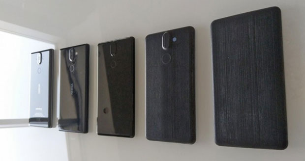 Показаны ранние прототипы смартфонов Nokia 8 Sirocco, Nokia 1 и 8110