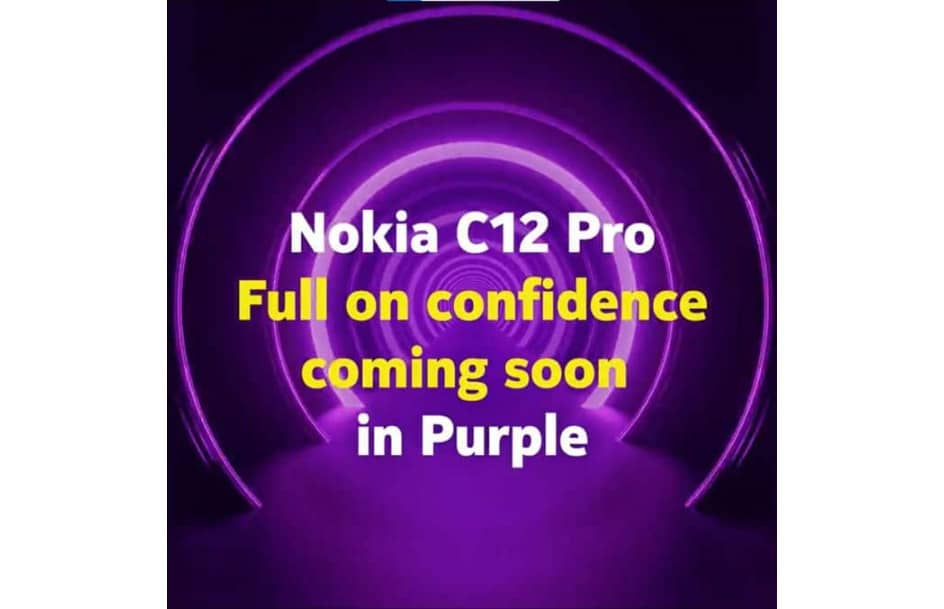 Смартфон Nokia C12 Pro выходит в новом фиолетовом цвете