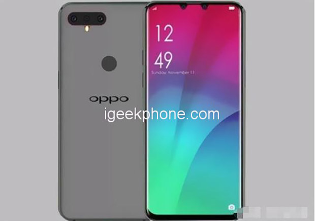 OPPO готовит смартфон с уникальным расположением двойной фронтальной камеры