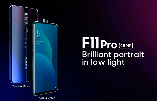 Oppo F11 Pro с 6,5-дюймовым FullHD+ дисплеем и чипом Helio P70 представлен официально