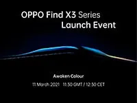 Смартфоны серии Oppo Find X3 будут официально представлены 11 марта