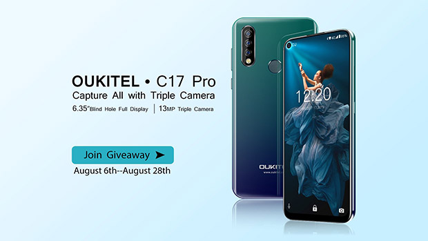 Официально представлен доступный смартфон Oukitel C17 Pro