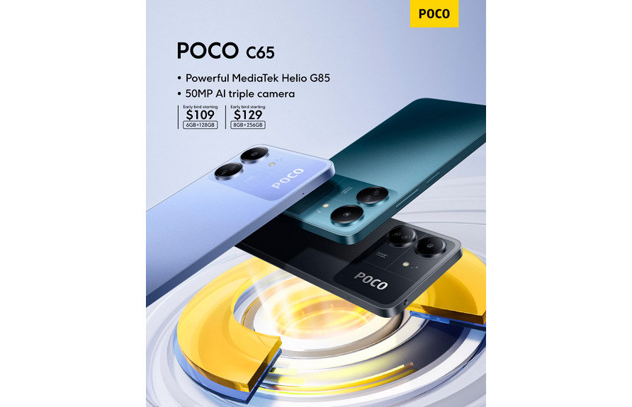 Xiaomi рассекретила бюджетный смартфон Poco C65 за 2 дня до выпуска