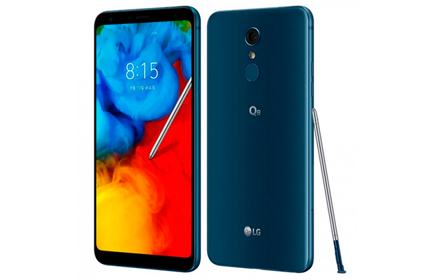 LG представила смартфон Q8 (2018) с 6,2-дюймовым экраном и стилусом