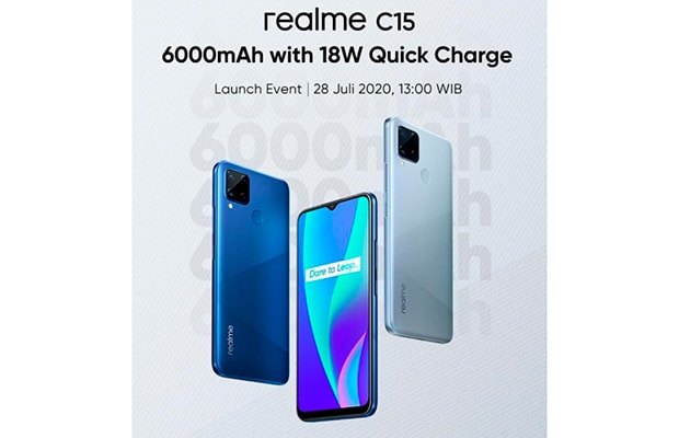 Realme C15 с аккумулятором на 6000 мАч будет представлен 28 июля