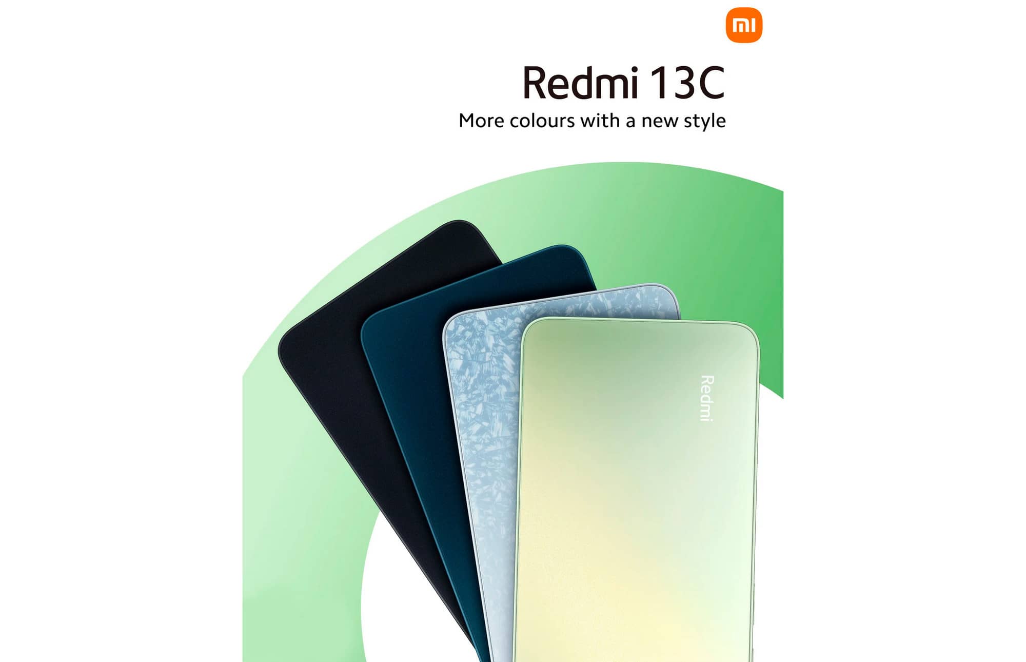Xiaomi раскрыла дизайн бюджетного смартфона Redmi 13C